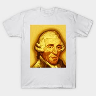 Joseph Haydn Golden Portrait | Joseph Haydn Artwork 9 T-Shirt
